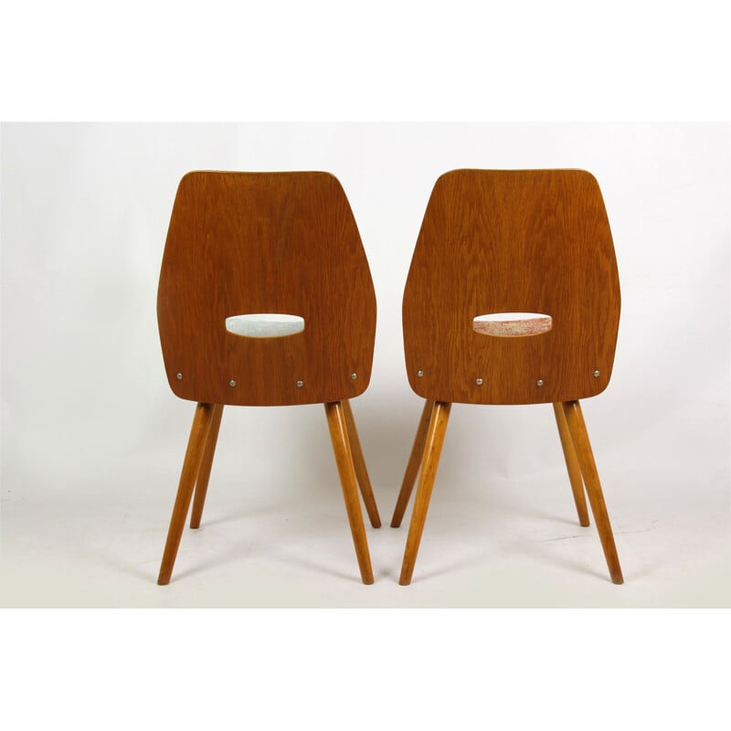 Set of 4 Dining Chairs by Frantisek Jirak for Tatra - 1960s