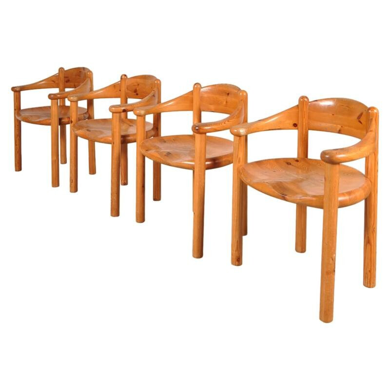 Set of 4 Vintage Dining Chairs by Rainer Daumiller for Hirtshals Sawmill - 1970s
