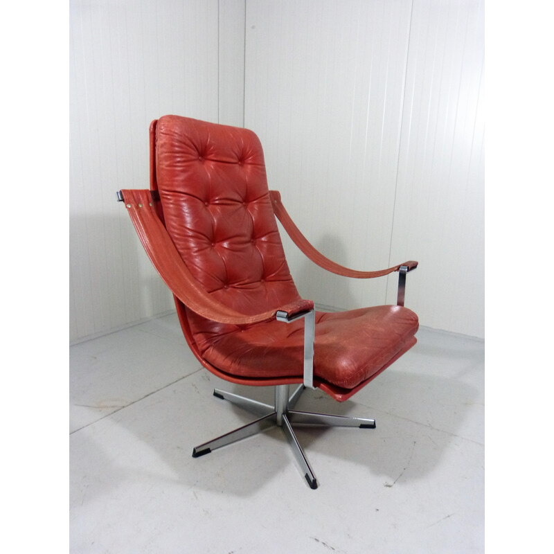 Swivel Vintage Lounge Chair by Geoffrey Harcourt for Artifort - 1960s