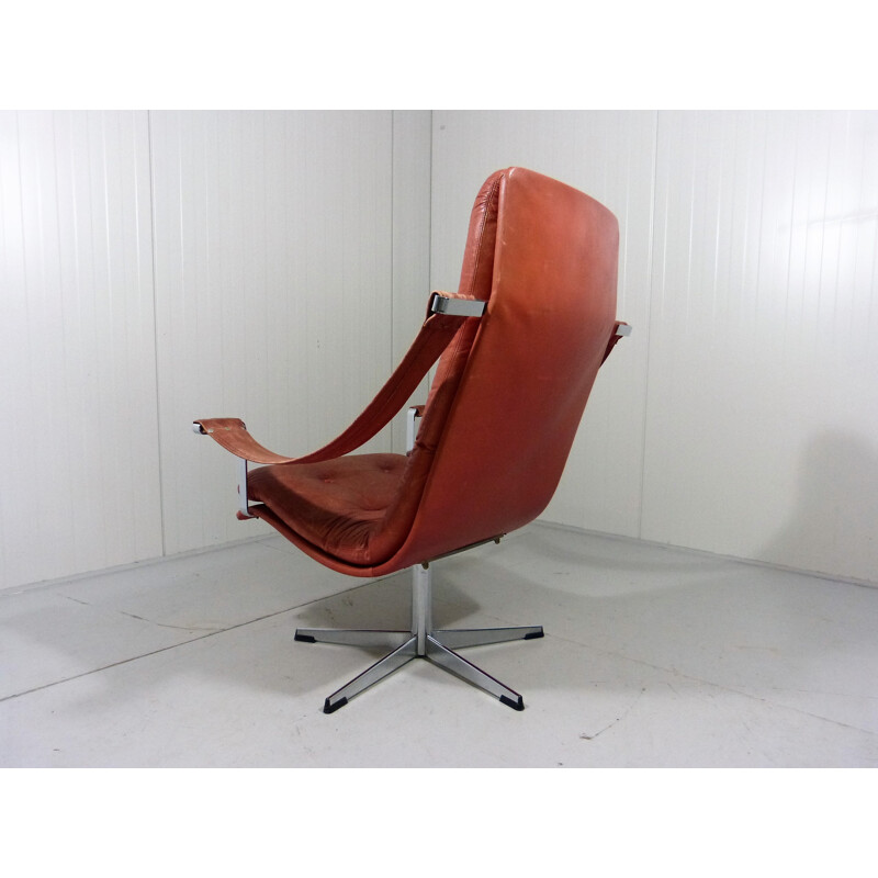 Fauteuil lounge Vintage Pivotant par Geoffrey Harcourt pour Artifort - 1960