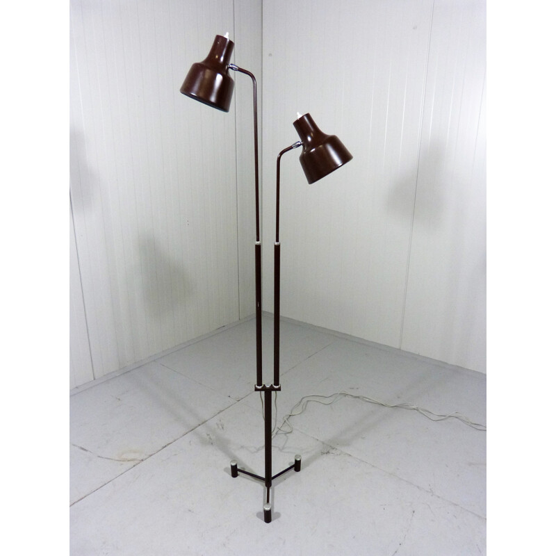 Danish Double Vintage Floor Lamp - 1960s