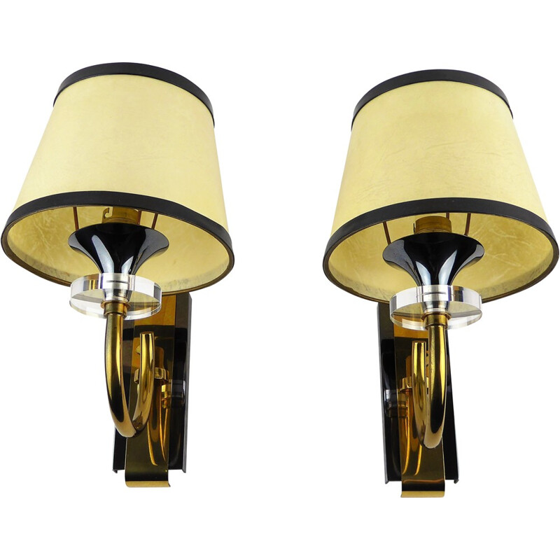 Pair of vintage wall lamp - 1960s