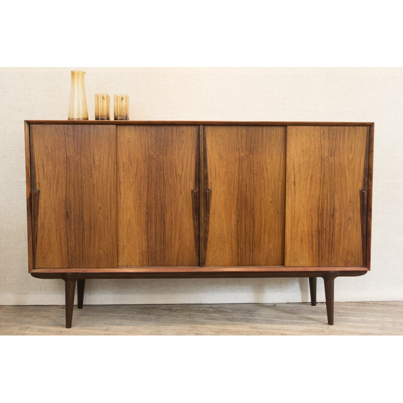 Vintage sideboard in rosewood, Jun OMANN - 1960s