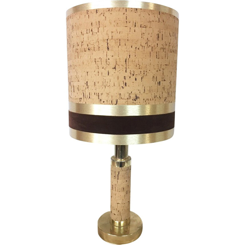 Lampe vintage en laiton doré - 1970