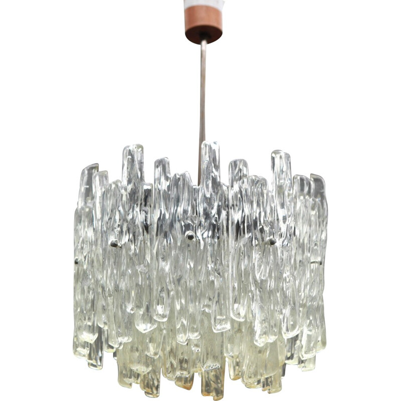 Vintage lucite chandelier by J.T Kalmar, Austria - 1960s