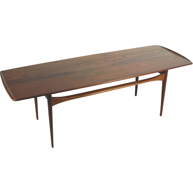 Vintagae Danish teak coffee table "F D 5ß3" by Kindt-Larsen for France &Daverkosen - 1960s