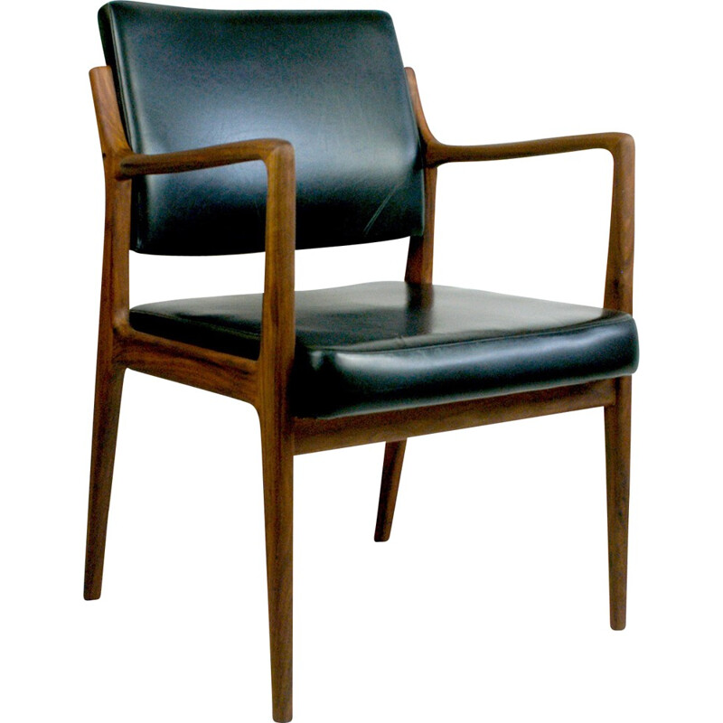 Vintage Scandinavian teak armchair by Karl Erik Ekselius for JOC Mobler - 1960s