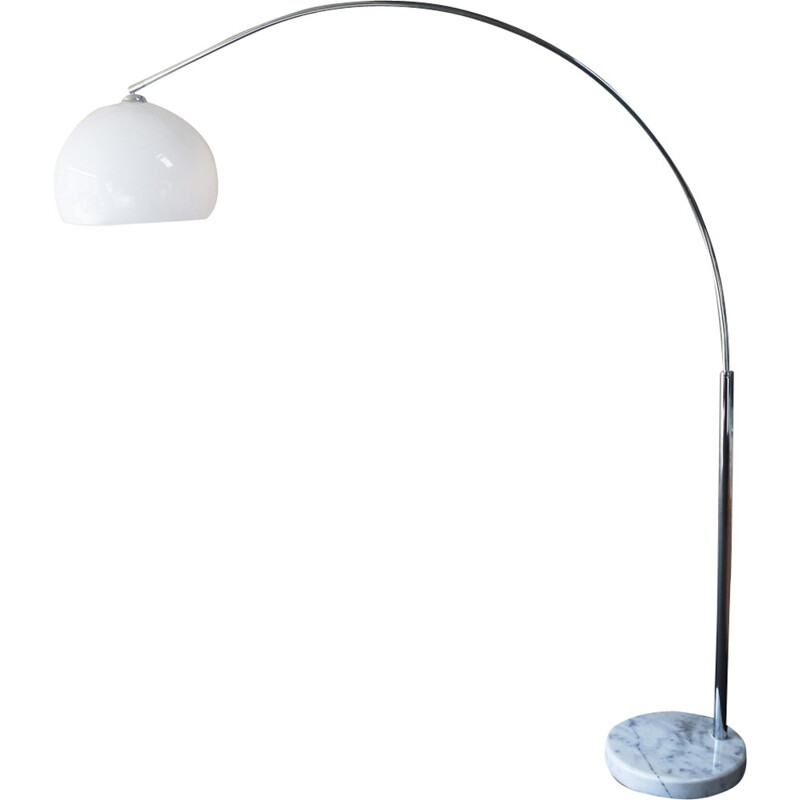 Vintage Italian floor lamp in marble - 1970s