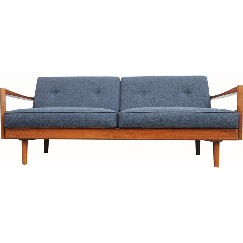 Vintage daybed in dark blue - 1960s