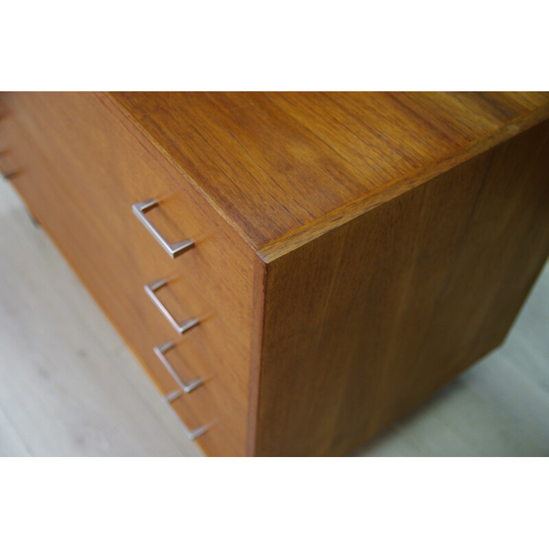 Vintage teak cabinet with 4 drawers - 1960s