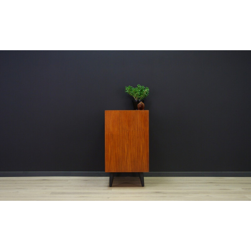 Vintage veneered with teak cabinet - 1960s