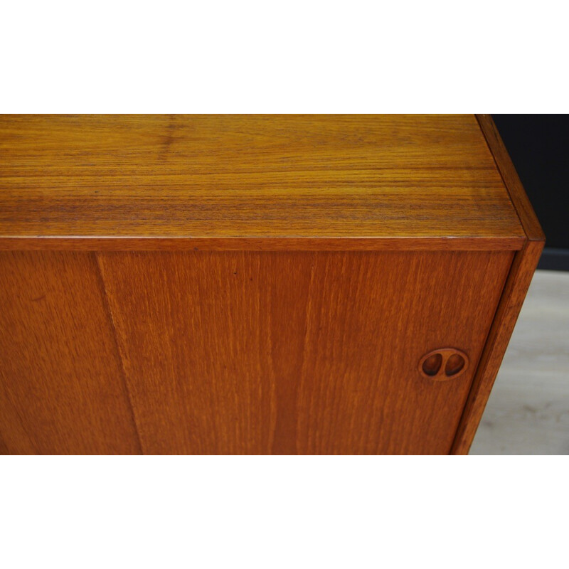 Vintage veneered with teak cabinet - 1960s