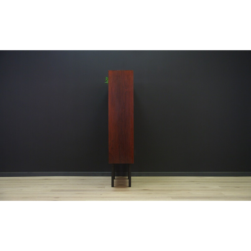 Vintage veneered with rosewood bookcase - 1960s