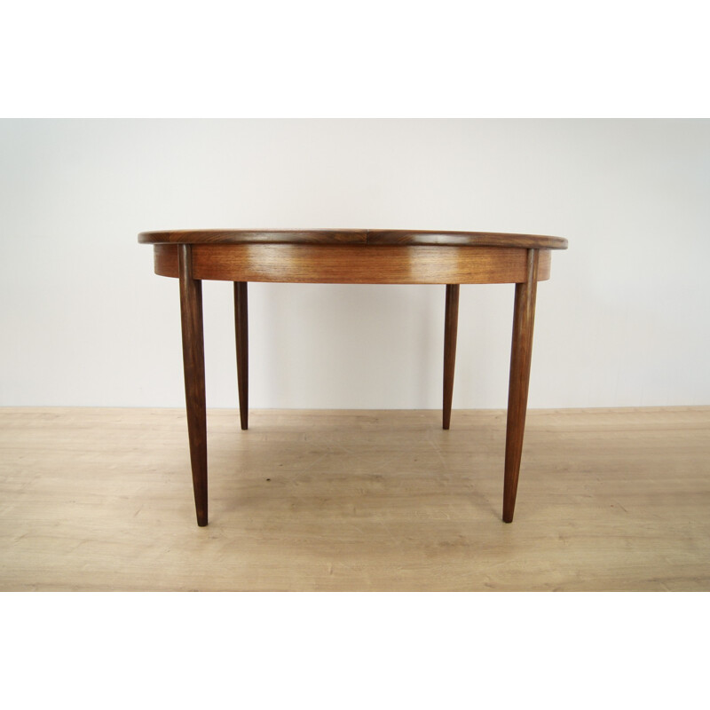 Vintage oval extendable teak dining table by G-Plan for Fresco - 1960s