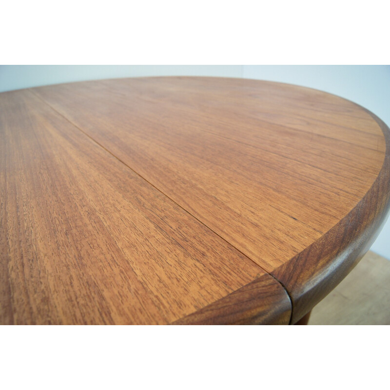 Vintage oval extendable teak dining table by G-Plan for Fresco - 1960s