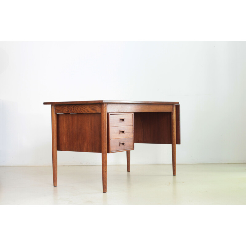 Vintage Danish teak desk by Arne Vodder - 1950s