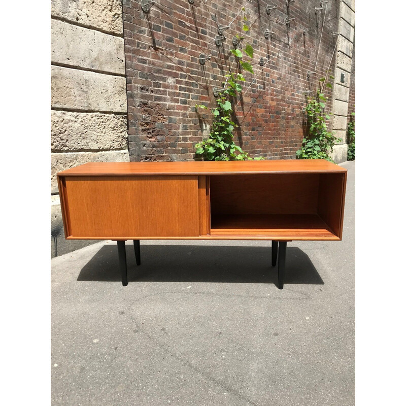 Enfilade scandinave vintage en teck - 1960