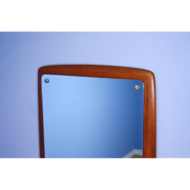 Vintage Danish mirror in teak - 1960s