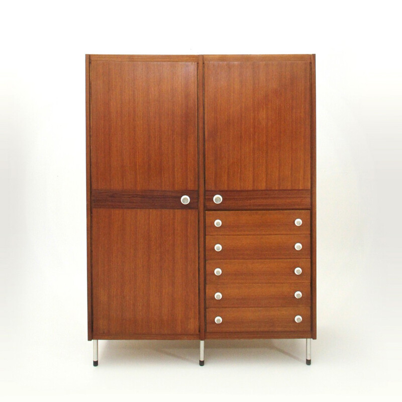 Vintage Italian cabinet in teak by Giorge Coslin - 1960s