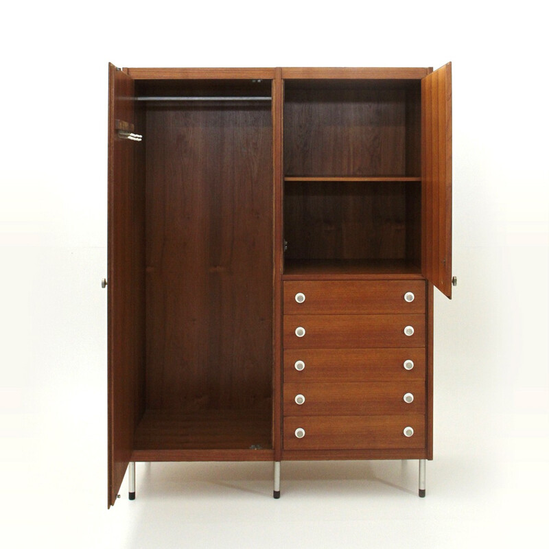 Vintage Italian cabinet in teak by Giorge Coslin - 1960s