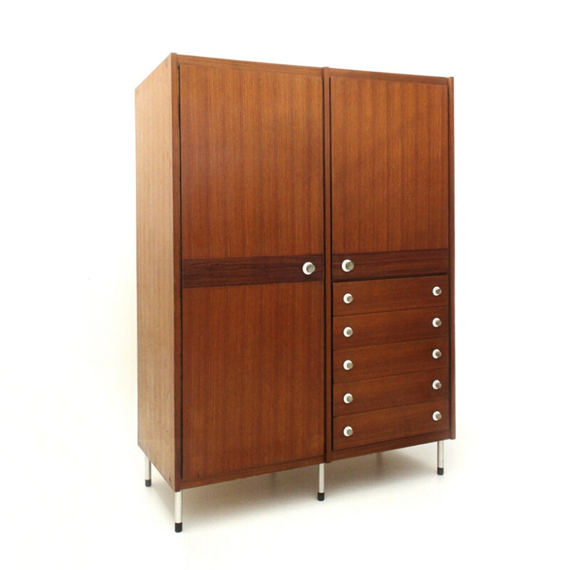 Vintage Italian cabinet in teak by Giorge Coslin - 1960s