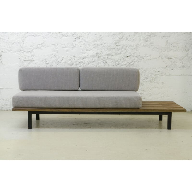 Vintage Cansado bench by Charlotte Perriand - 1950s