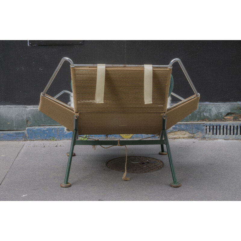 Vintage Flag Halyard armchair by Hans J. Wegner for Getama - 1960s