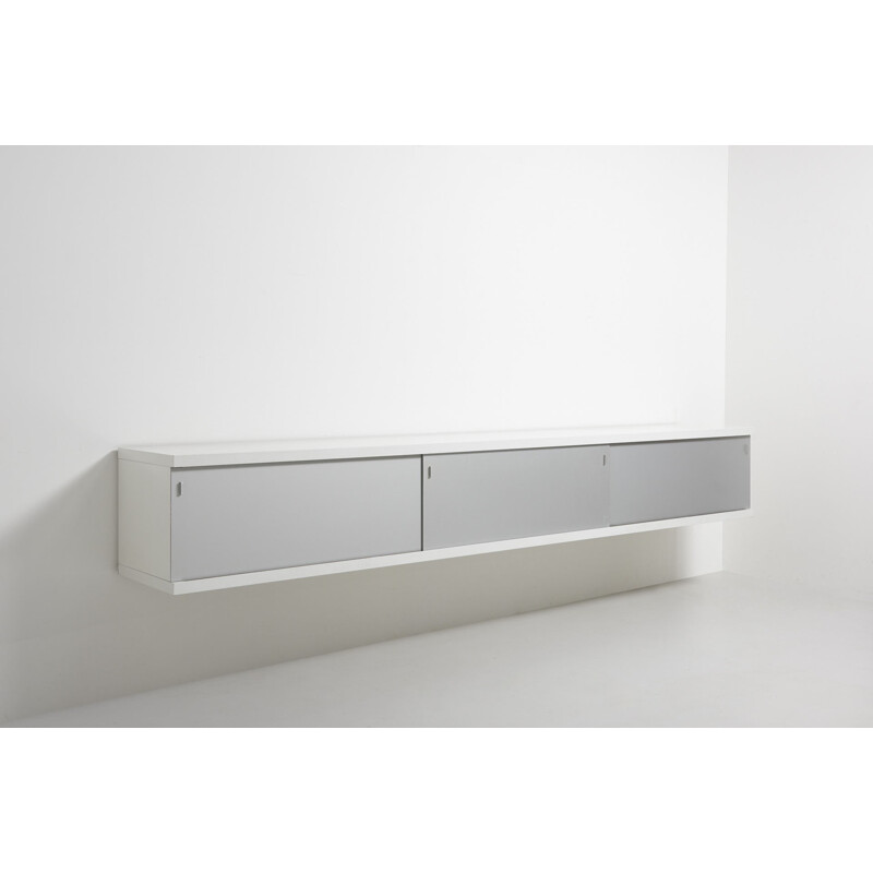 Floating Sideboard in aluminium by Horst Brüning for Behr - 1967