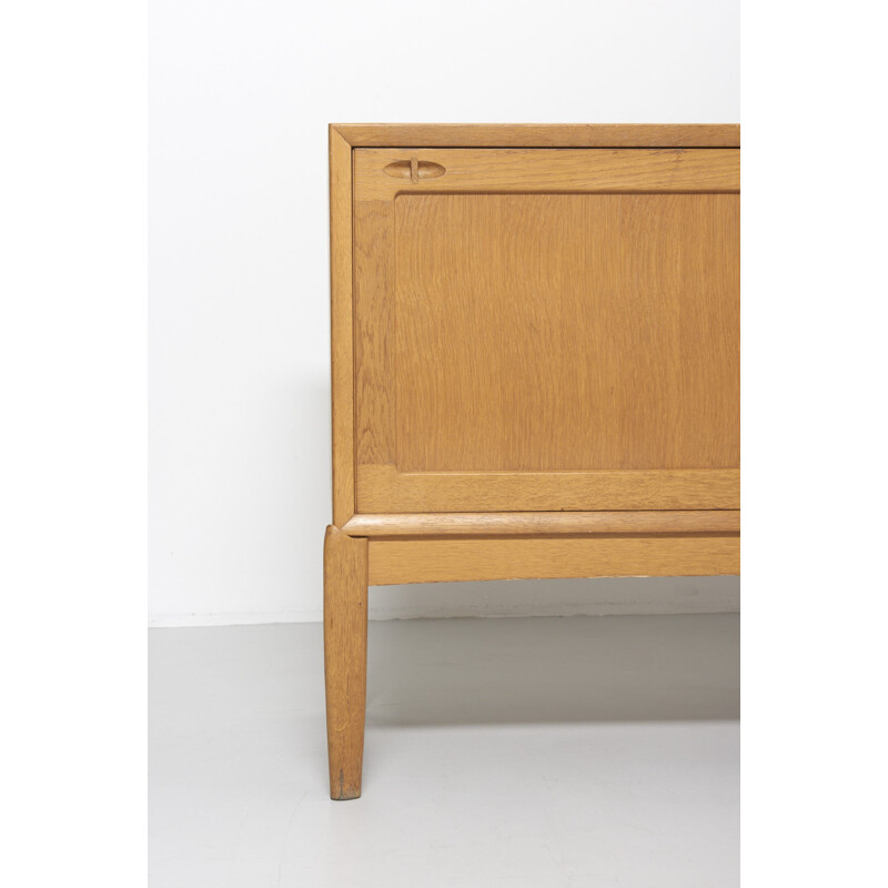 Vintage sideboard in Oak  by H.W.Klein for Bramin - 1960s