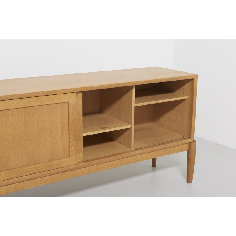 Vintage sideboard in Oak  by H.W.Klein for Bramin - 1960s