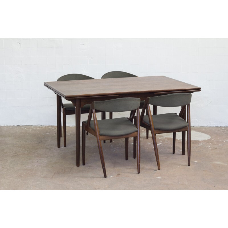 Extendable table in rosewood, OMANN - 1960s