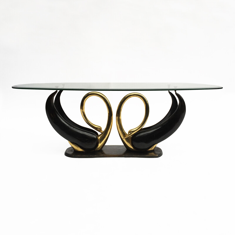 Vintage coffee table by Maison Jansen - 1970s