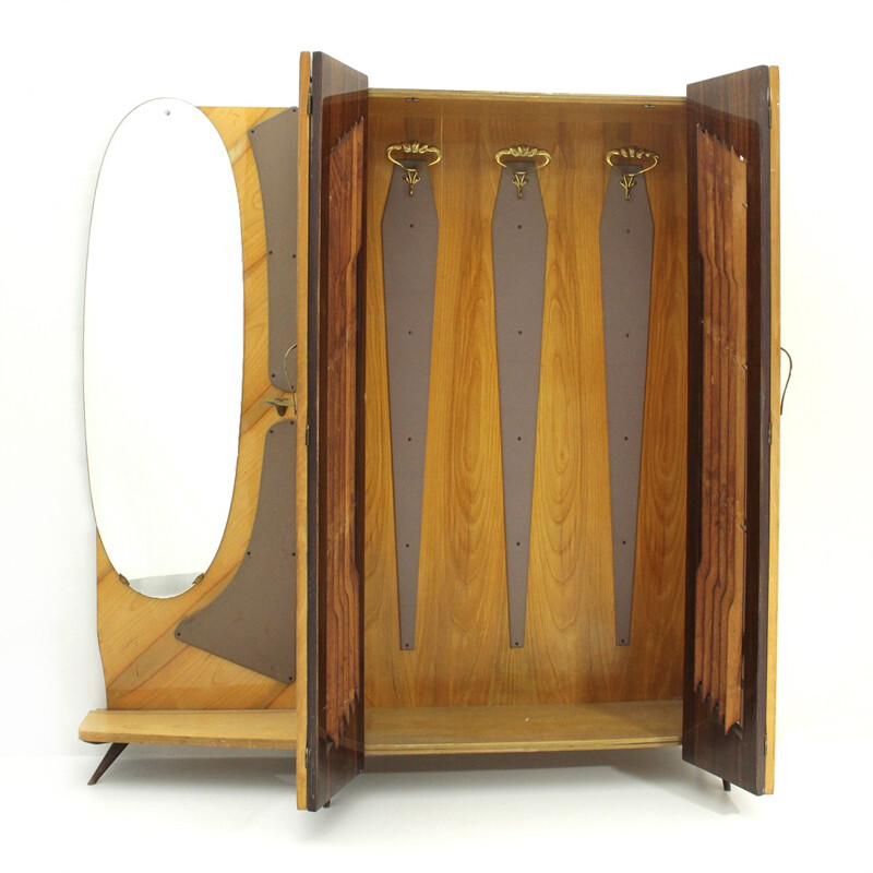 Vintage italian coat hanger armoire - 1950s