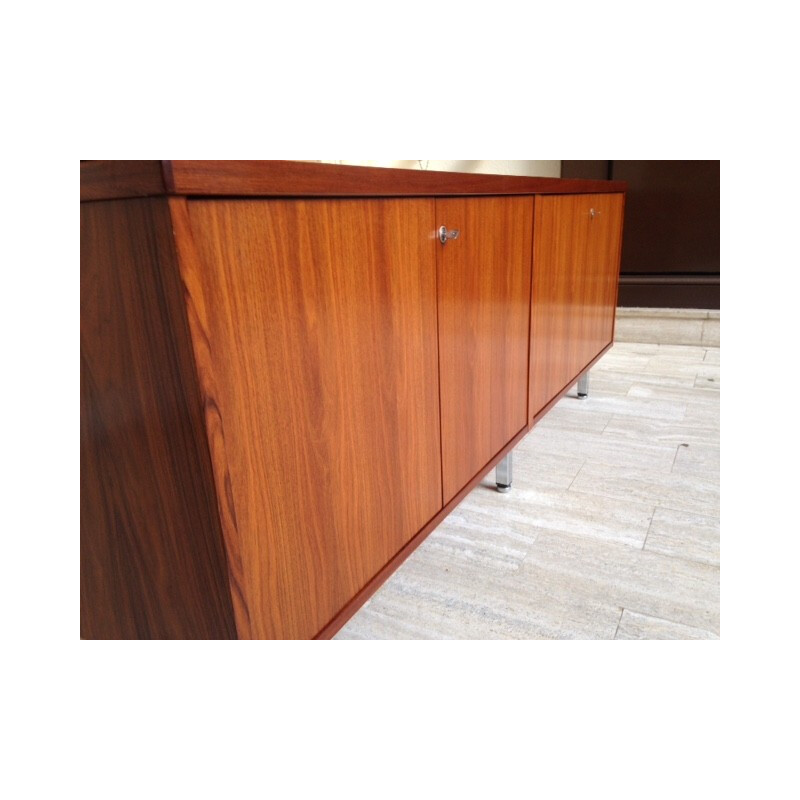 Sideboard in rosewood and metal, Florence KNOLL - 1960s