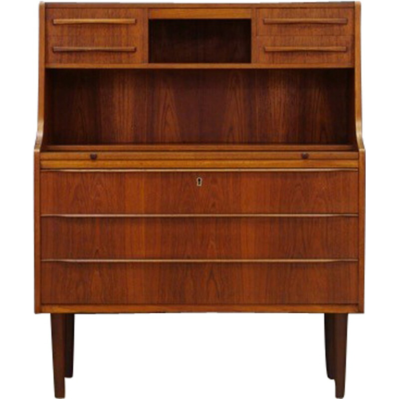 Danish vintage secretary in teak - 1960s