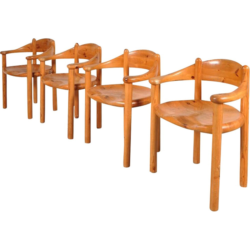 Suite de 4 chaises à repas par Rainer Daumiller pour Hirtshals Sawmill - 1970