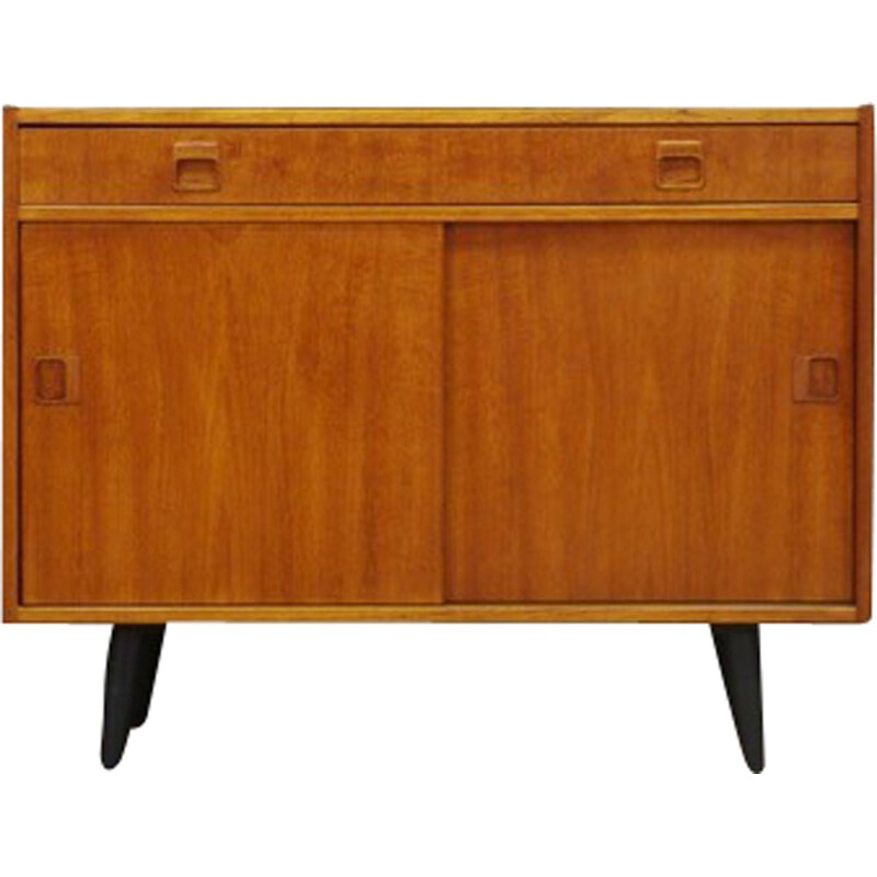 Vintage one drawer teak cabinet - 1960s