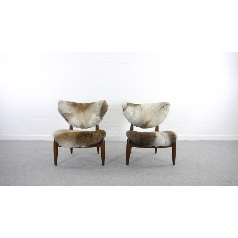 Paire de fauteuils scandinaves - 1950