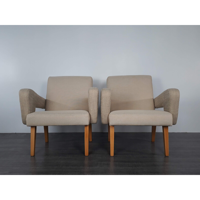 Pair of vintage Czechoslovakian Jitona Armchairs - 1960s