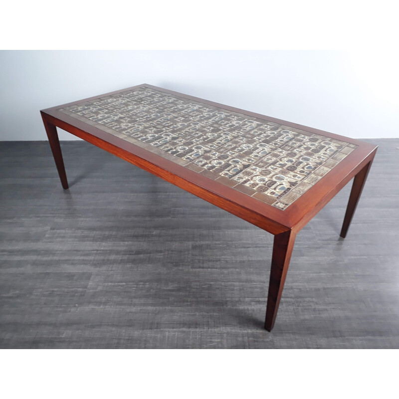 Table basse vintage de Severin Hansen par Haslev Mobelfabrik - 1960