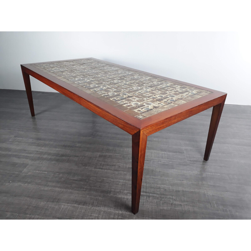 Vintage Coffee Table by Severin Hansen for Haslev Mobelfabrik - 1960s