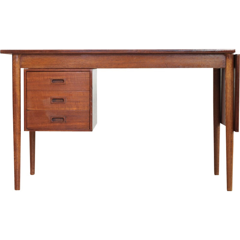 Vintage Danish teak desk by Arne Vodder - 1950s