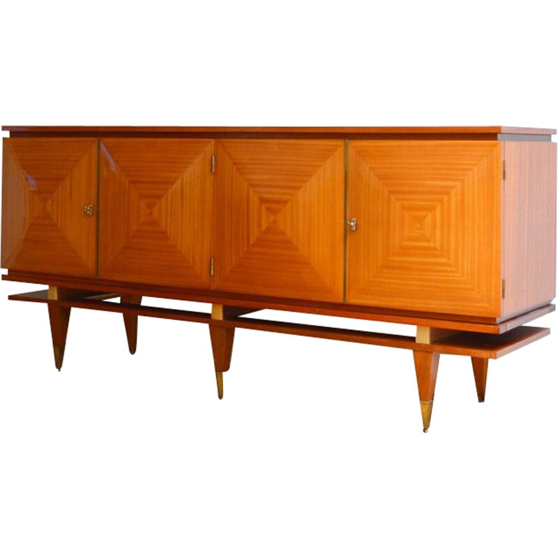 Enfilade vintage en bois massif - 1950