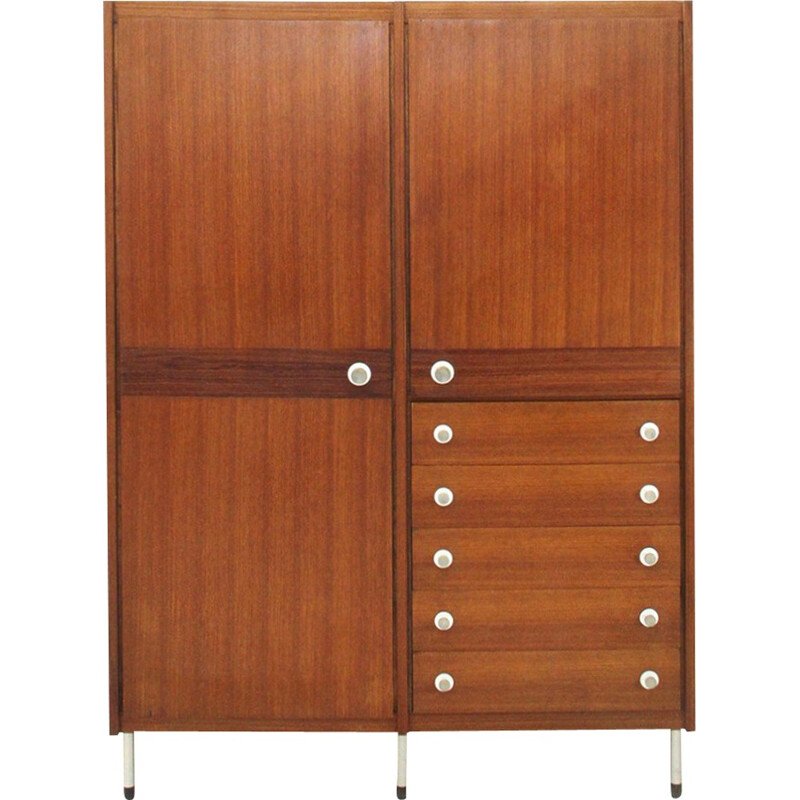 Vintage Italian cabinet in teak by Giorge Coslin - 1960s