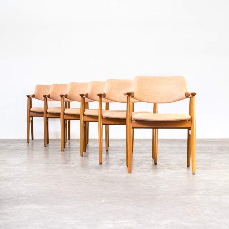 Set of 5 vintage chair by Svend Aage Eriksen for Gløstrup Møbelfabrik - 1960s