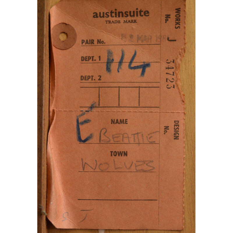 Meuble de rangement vintage par Austinsuite - 1960