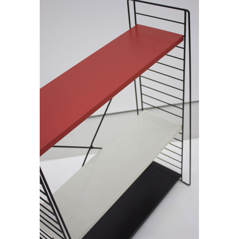 Floor standing metal shelves by A. D. Dekker for Tomado - 1960s