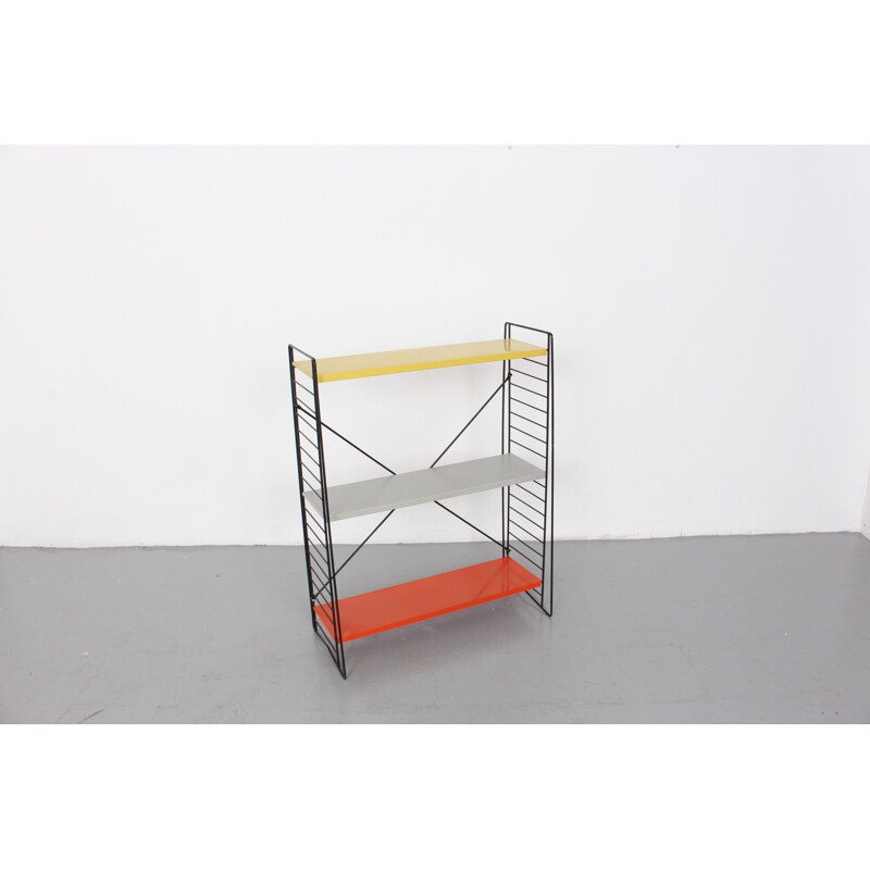 Floor standing metal shelves by A. D. Dekker for Tomado - 1960s