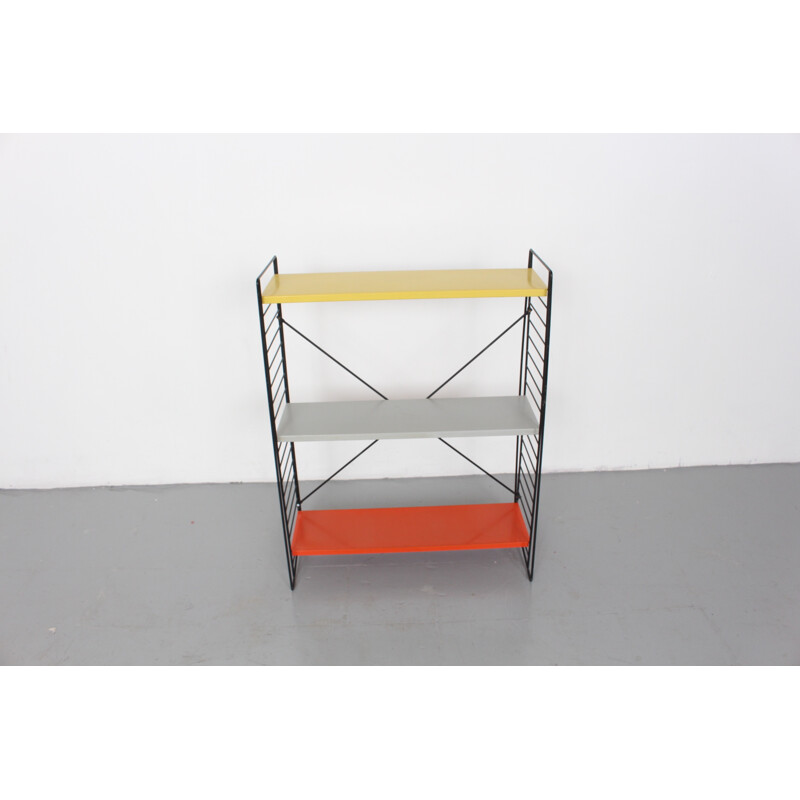 Floor standing metal shelves by A. D. Dekker for Tomado - 1960s