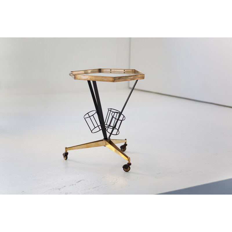 Vintage Italian bar cart trolley - 1950s